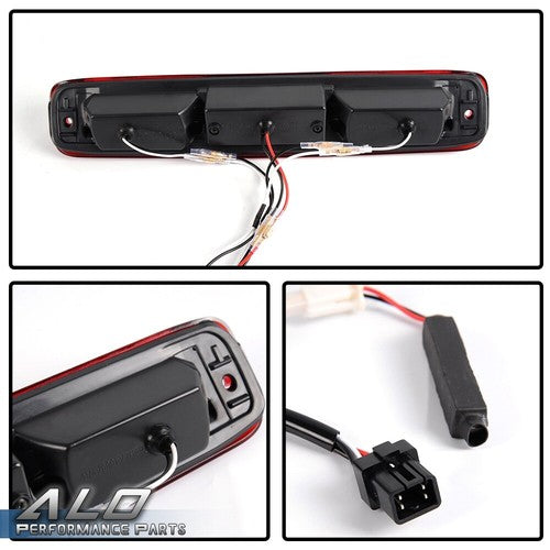 Solid Spare Clear LED 3rd Brake Light Cargo Lamp Fit For 1999-06 Chevy Silverado GMC Sierra