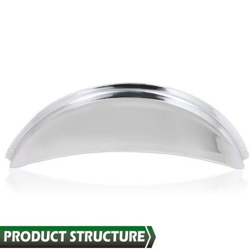Solid Spare 1 Pair Headlight Headlamp Visors 7" Chrome Shields Trim Cover Caps LH+RH Side