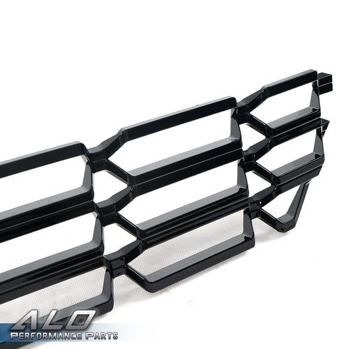 Solid Spare Fit For 2016-2018 Chevy Silverado 1500 Front Lower Grille Overlay Cover Insert