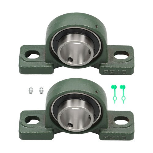 Solid Spare 2 Pack UCP210-32 Pillow Block Mounted Ball Bearing 2" Bore Self Aligning New