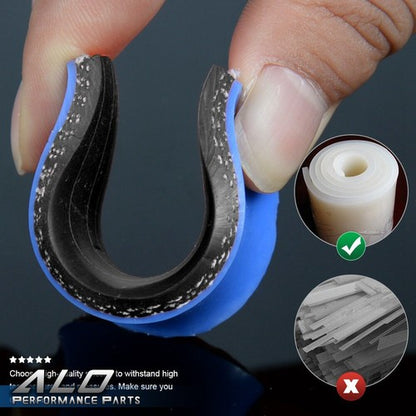 Solid Spare Black Silicone Intercooler Boost Hose Kit Fit For 96-05 VW Golf IV /Bora 1.8T