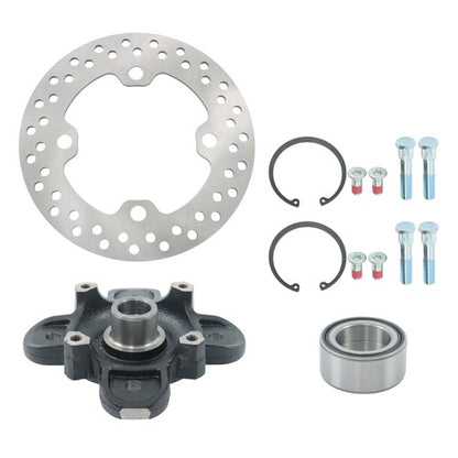 Solid Spare Front Wheel Hub Bearing Studs Brake Rotor For Polaris Ranger 570 900 1000 13-19