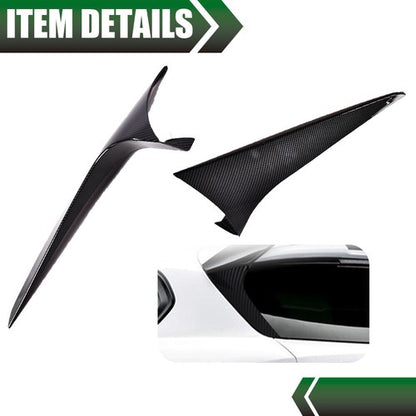 Solid Spare Fit For 12-18 BMW 3 Series F31 Touring Wagon Rear Trunk Side Wings Spoilers