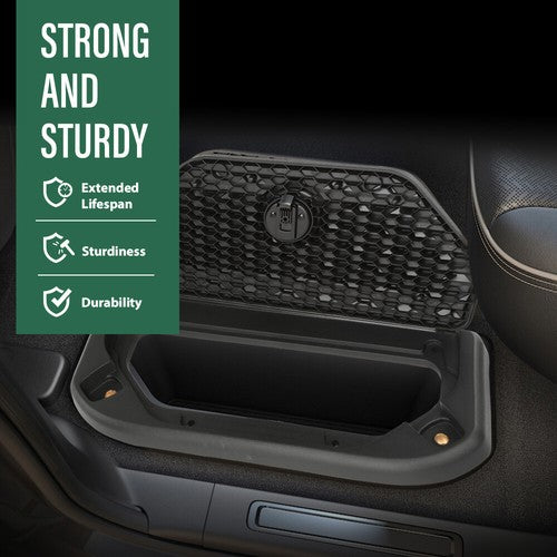 Solid Spare Storage Box Lid Cover Black Fit For 2019-2024 Dodge Ram 1500 5YM17TX7AE