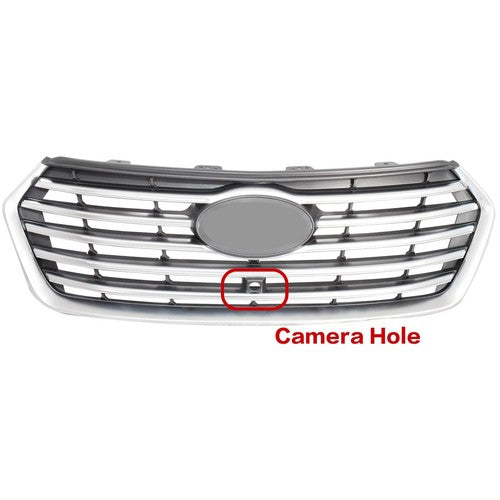Front Upper Grille W/ Camera Hole For 2017-2019 Hyundai Santa Fe XL 86350B8BB0