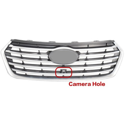 Front Upper Grille W/ Camera Hole For 2017-2019 Hyundai Santa Fe XL 86350B8BB0