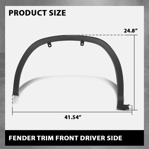 Solid Spare Fit For 2016-2019 Lexus RX350 RX450h Front Left Fender Flare Wheel Arch Molding