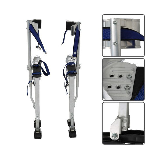 Solid Spare Adjustable Stilt 36" - 48" Drywall Stilts Aluminum Alloy Tool For Electrical