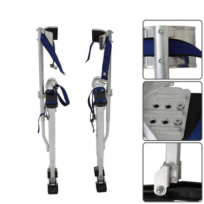 Solid Spare Adjustable Stilt 36" - 48" Drywall Stilts Aluminum Alloy Tool For Electrical