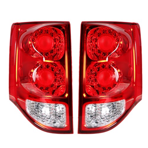 Solid Spare LH+RH Tail Lights+Bumper Step Pad Rear For 2011-2019 2020 Dodge Grand Caravan