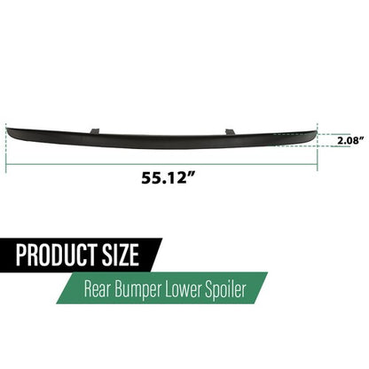 Solid Spare Fit For 2017-2023 Tesla Model 3 1103035-00-D Rear Bumper Lower Spoiler Valance