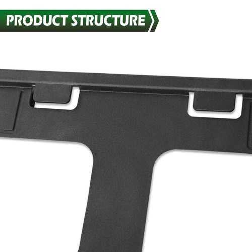 Solid Spare Fit For 11-16 F250 F350 Super Duty Front Bumper License Plate Mounting Bracket