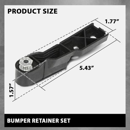 Solid Spare Fit For 2006-2011 Audi A6 S6 Front Bumper Retainer Bracket Left+Right Side