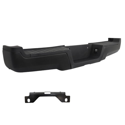 Solid Spare For Ford F250 F350 2017-2022 New Rear Step Bumper Super Duty w/o Sensor Holes
