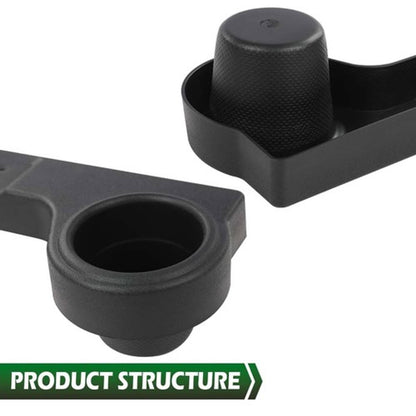 Solid Spare Universal Black Rear Seat Arm Rest Cup Holder for EZGO Club Car Yamaha Golf Cart