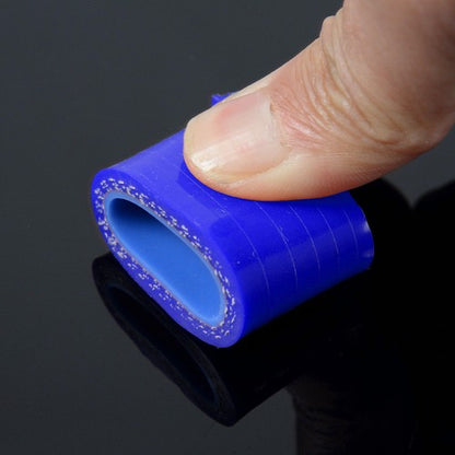 Solid Spare 60mm - 80mm Silicone 45 Degree Elbow Reducer Pipe Hose Blue