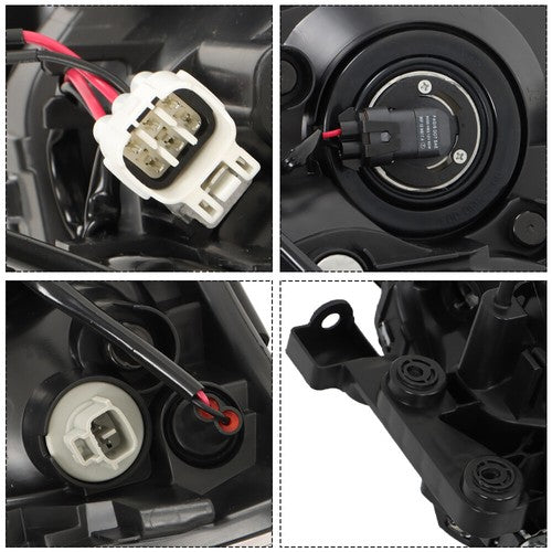 Solid Spare Headlight Single RH Projector Headlamp Clear Lens For Subaru Forester 2006-2008