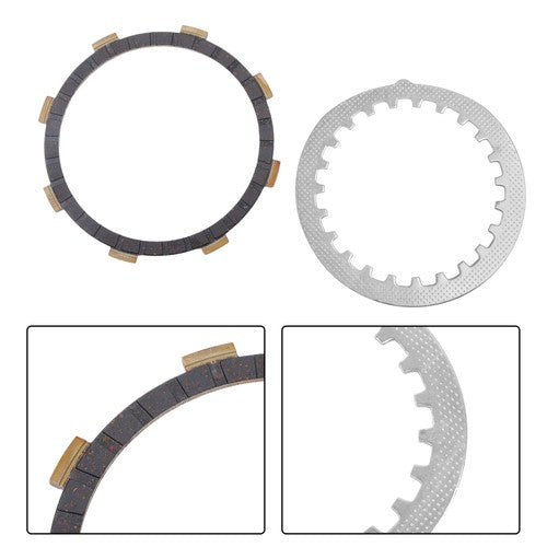 Solid Spare Clutch Friction Steel Plates Kit w/ Gasket Springs For Yamaha TTR125L 2000-2008
