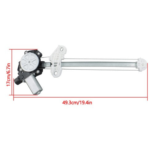 Solid Spare Rear RH Power Window Regulator w/ Motor For Honda Civic I4 1.5L 1.8L 2.4L 12-15