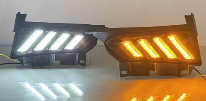 For Nissan Versa 2020 2021 22 LED Daytime Running Light Turn Signal DRL Fog Lamp