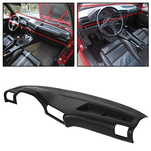 Solid Spare New Molded Dash Cap Cover FOR 1984-1990 BMW 3-SERIES E30 325i Dashboard Black