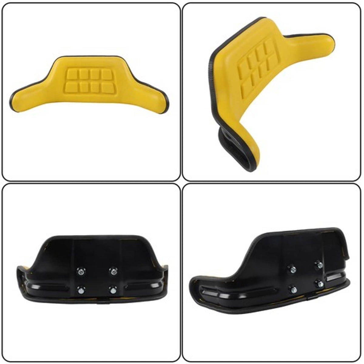 Solid Spare New 2 Piece Yellow Seat Cushion Set For John Deere 2030 2040 2440 2640 2350 2550