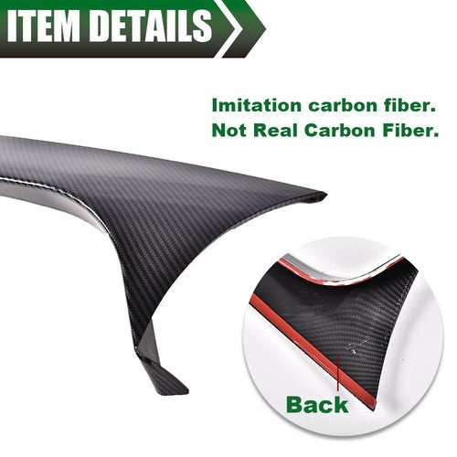 Solid Spare Fit For 12-18 BMW 3 Series F31 Touring Wagon Rear Trunk Side Wings Spoilers