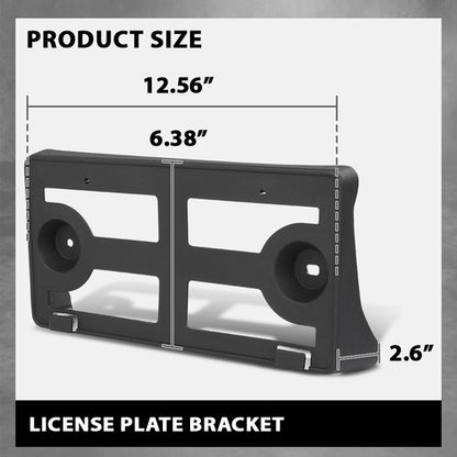 Solid Spare Front Bumper License Plate Bracket Fit For 2018-2023 Ford Mustang JR3Z17A385AA