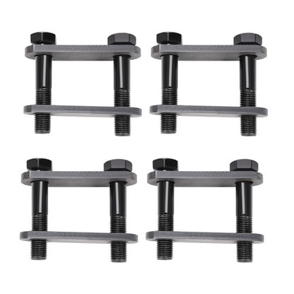 Solid Spare Heavy Duty Shackle Upgrade Kit Tandem Axle Trailer Spring Suspension Rebuild Kit