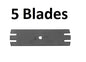 Solid Spare (5) Oregon 40-316 Edger Blade for 781-0080-0637 MTD 9" L 5/8" Center Hole