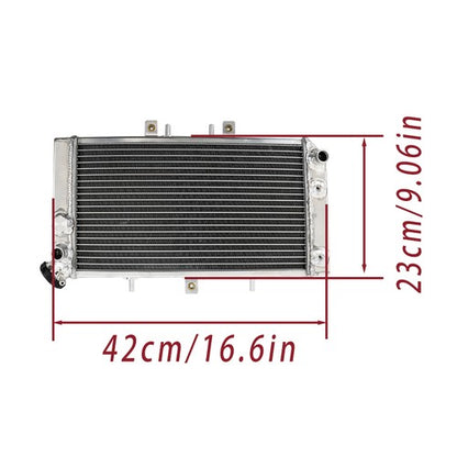 Solid Spare New Aluminum Radiator 1240302 for Polaris Outlaw 450 525 Outlaw MXR 1 Row 07-11