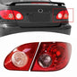 For 2003-2008 Toyota Corolla Outer+Inner Tail Lights Right Passenger Clear Lens