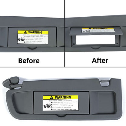Solid Spare Right Front Passenger Sun Visor Dark Gray For 06 07 08 09 2010 2011 Honda Civic