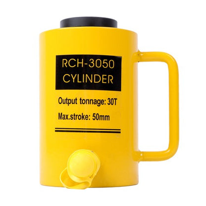 Solid Spare 30 Ton Hydraulic Hollow Ram Cylinder 2in / 50mm Stroke Working Single Acting