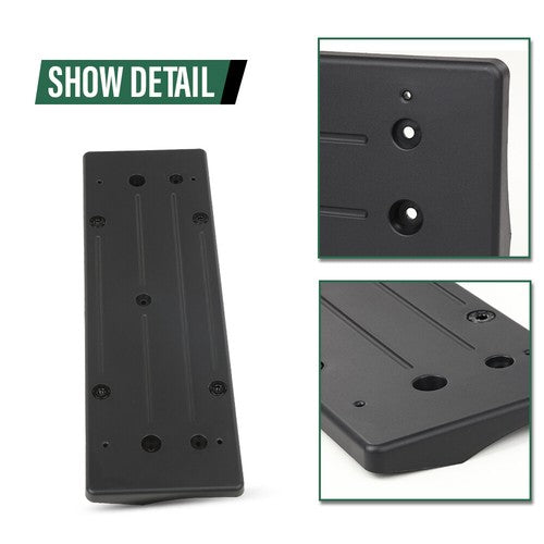 Solid Spare Fit For 2010-2019 Jaguar XJ Front Bumper License Plate Bracket C2D30836
