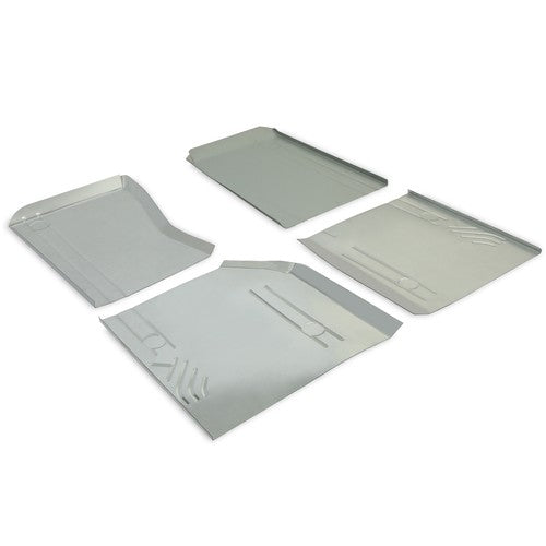 Solid Spare Front & Rear Floor Pans Zinc-Plated For Jeep Wagoneer Comanche Cherokee 84-2001