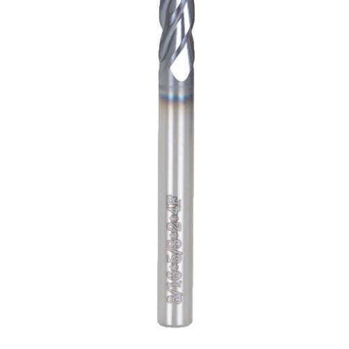 Solid Spare 5 Pcs 3/16" 4 Flute Regular Carbide End Mill 2" Overall Length 5/8" LOC