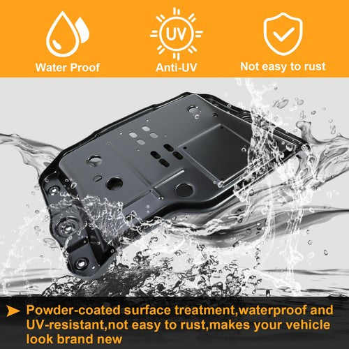 Solid Spare For Jeep Wrangler TJ 1997-2002 Transmission Skid Plate Crossmember Powder Coated