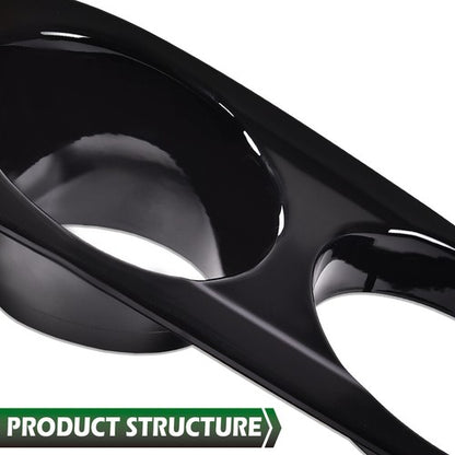 Solid Spare Fit For 2001-2006 BMW E46 M3 2-Door Fog Light Covers Bezel Trim Left+Right