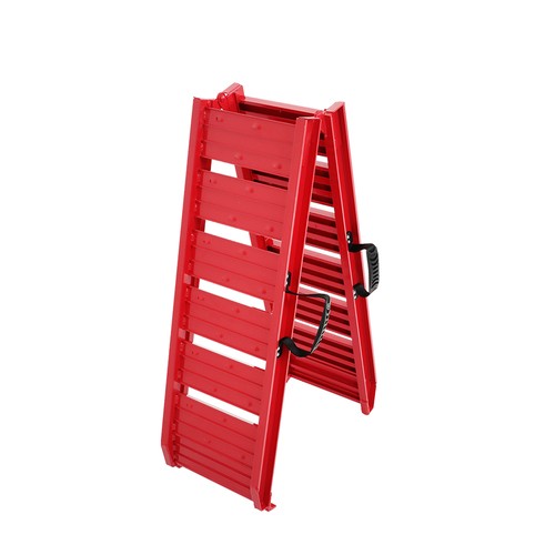 Solid Spare For ATV Motorcycle Truck 1PC 72 × 11.6 550 lbs Red Motorcycle Loading Ramp