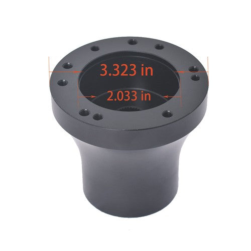 Solid Spare Steering Wheel Hub Adapter 5/6 Hole 1985-2019 For Club Car DS Golf Cart Black US