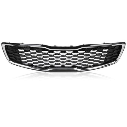 Solid Spare Fit For 2017-2018 Kia Forte5 Hatchback EX LX Front Bumper Upper Grille Grill