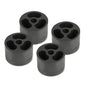 Solid Spare 4pcs Universal 2" Tall x 3" Wide Black Body Lift Heightening Blocks