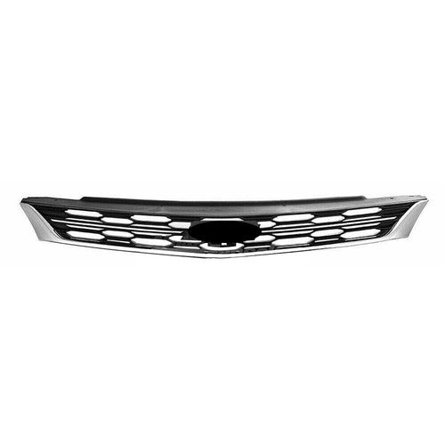 Solid Spare Front Upper Middle Lower Grille For Chevrolet Cruze 2016 2017 2018 Chrome New