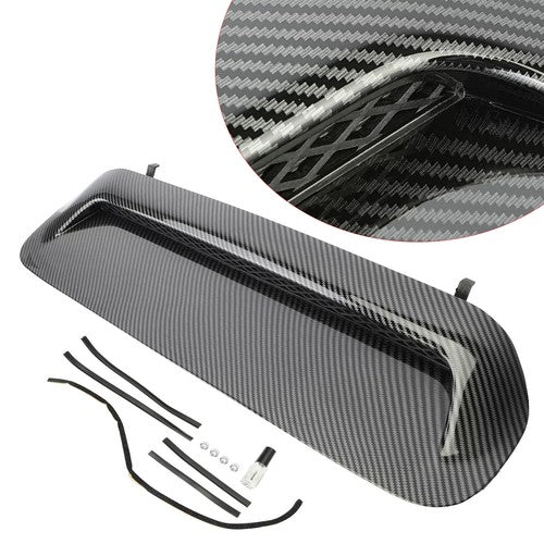 Solid Spare For Toyota 4Runner PRO 2010-2022 Hood Air Scoop Bulge Kit Carbon Fiber Printing