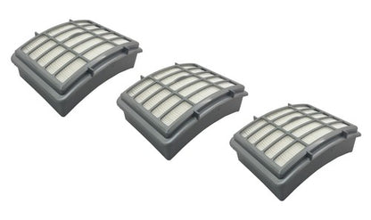 Solid Spare (3) HEPA Filter for Shark Navigator Lift Away XHF NV355, NV356, NV357, NV370