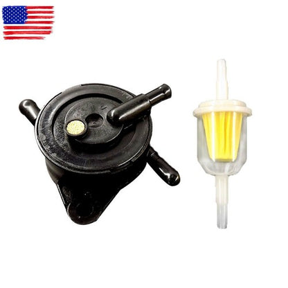 Solid Spare 49040-7008 Fuel Pump & Filter for Kawasaki FR541V FR600V FR651V FR730V FR691V
