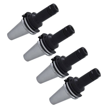 Solid Spare New CAT40-ER16 Collet Chucks W. 4" Long Gage Length---4 Chucks Tool Holder Set