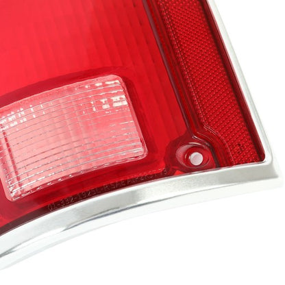 Solid Spare Tail Light Lens Pair For Chevrolet C10 C20 K10 R1500 Suburban 1973 75-86 1991