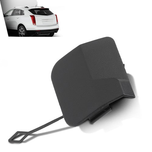 Solid Spare Fit For 2010-2016 Cadillac SRX Rear Bumper Tow Hook Eye Cover Cap 25777324